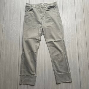 J. Jill Denim Women's Gray High Rise Straight Leg Cropped Jeans Size 6